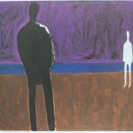 「空は暗い…」油絵、60号、1997年（93歳） 練馬区立美術館・追悼展出展
